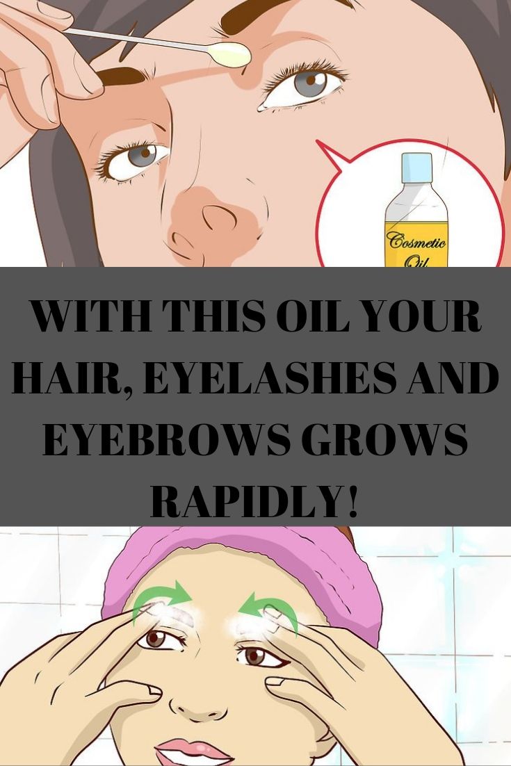 WITH THIS OIL YOUR HAIR, EYELASHES AND EYEBROWS GROWS RAPIDLY!